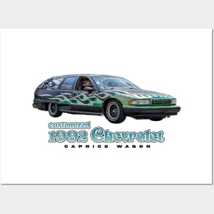 Customized 1992 Chevrolet Caprice Wagon Posters and Art